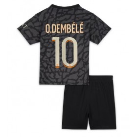 Paris Saint-Germain Ousmane Dembele #10 Tredje Kläder Barn 2023-24 Kortärmad (+ Korta byxor)